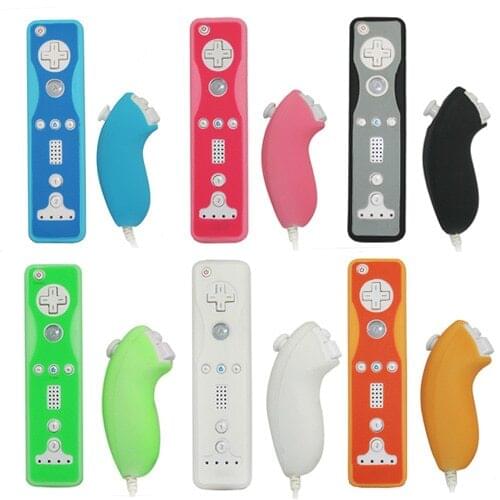 OSTENT Soft Silicon Cover Case Skin Pouch for Nintendo Wii Remote Nunchuk Controller