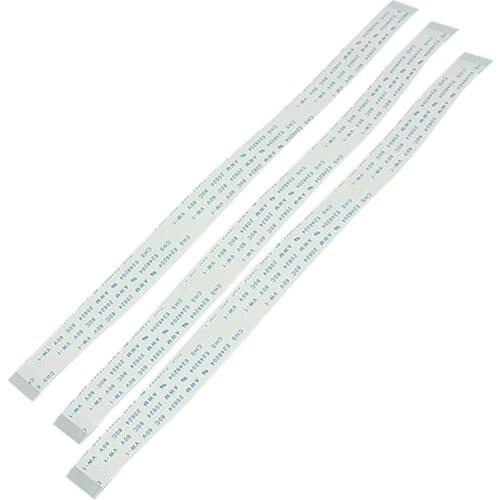 KSOL New Style 3 Pcs 0.5mm Pitch 200mm Length 24 Pin Flexible Flat Cables