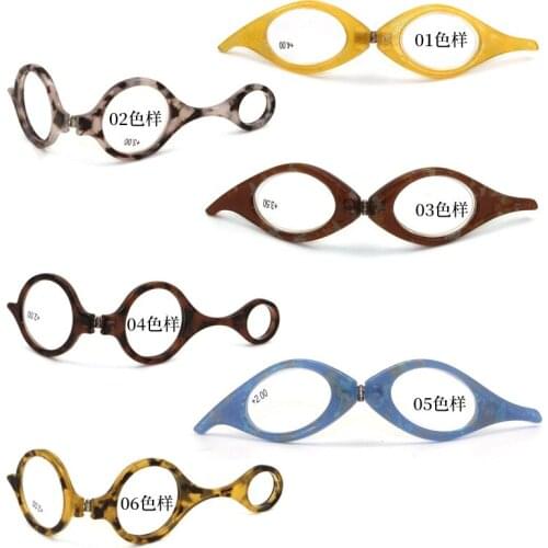 2020 New Retro portable hanging neck presbyopic glasses folding presbyopic glasses portable presbyopic glasses reader