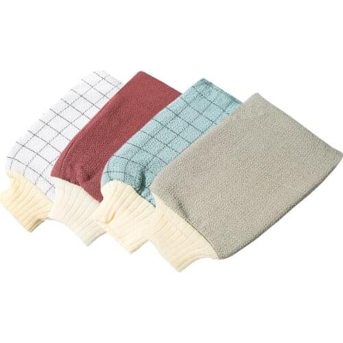 Bath Glove Polyester Brushes Massage Wash Body Glove Shower Accessory Spa Towel Foaming Bathroom Glove Dead Skin Remover