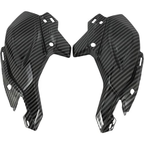 Motorcycle Front Side Nose Cover Headlight Panel Fairing Cowl Carbon Fiber Fit for Kawasaki Z900 2017-2019