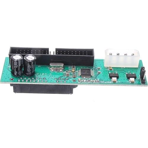POHIKS 1pc 40 Pin PATA IDE To SATA Converter Adapter Card High Quality Hard Drive Converters For 3.5/2.5 Inch HDD DVD