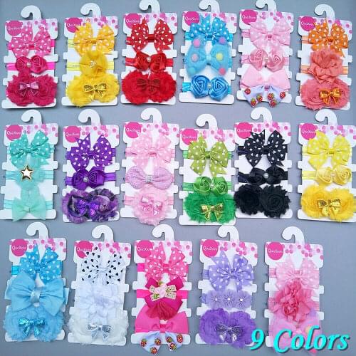 3pcs/Sets Infant Girls Boys Baby Kid Newborn Infant Princess Big Bow Turbon Knot Headband Hair Band Hairband
