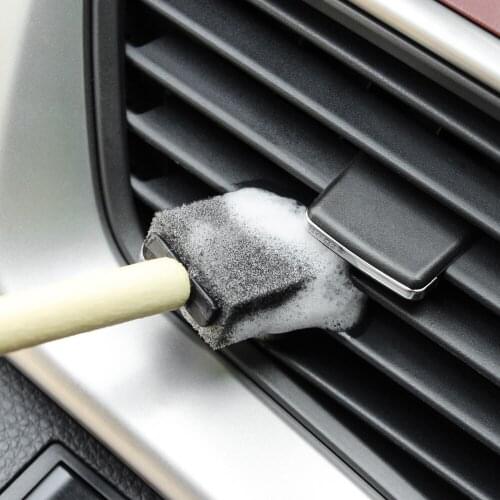 Car Air Conditioner Vent Duster Brush For Peugeot 308 307 206 Traveller Expert 407 2008 508 3008 5008
