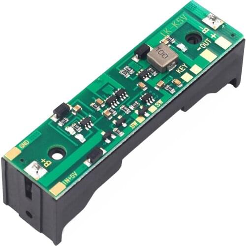 Taidacent 18650 Li Battery Charging Boost Module 5V to 12v Step Up Converter while Charging and Discharging UPS Power Protection