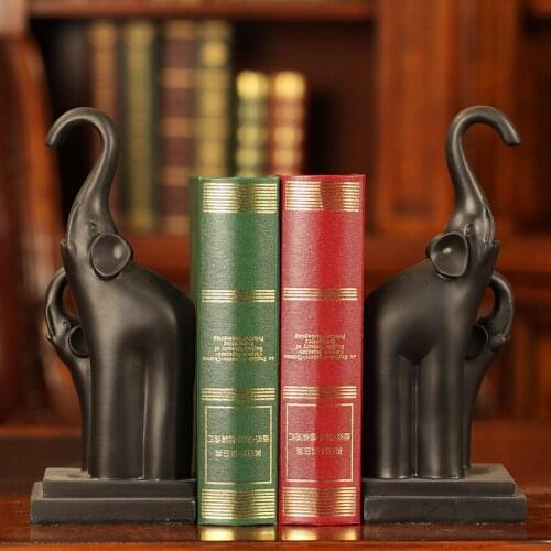 Thai style Elephant Bookends ornament retro minimalist modern creative Home Furnishing housewarming gift