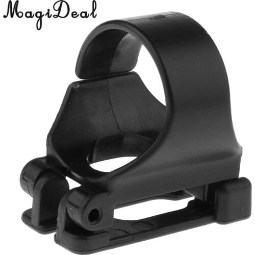 Universal Black Plastic Clip Snorkel Keeper Holder Retainer Replacement Scuba Diving Snorkeling Equipment