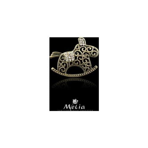 2017 Available cute cartoon trojans brooch for women scarf buckle wedding brooches luxury fine jewelry silver Plated