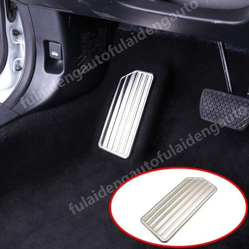 1pcs For Honda Accord 2018-2020 Stainless Steel Left Foot Rest Pedal Pad Cover Trim Car Styling Accessories