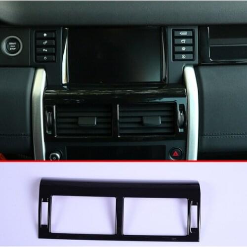 ABS Gloss Black Center Console Air Conditioning Vent Frame Trim For Land rover Discovery Sport 2015-2018 Car-Styling Parts