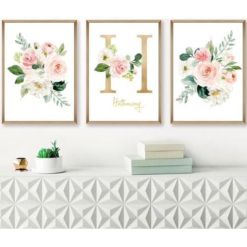 5D Diamond Painting Custom Name 26 letters Wall Decor Full Drill Round Diamond Embroidery DIY Baby Girl Room Decor Gift