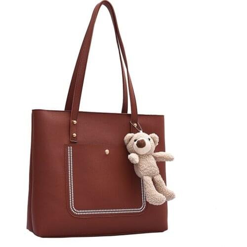 White womens bag luxury famous brand shoulder fake designer handbags korean style big ladies leather Shopper Large bag wallets