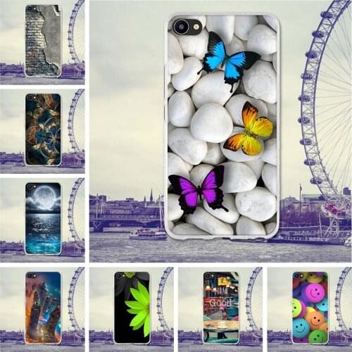 Phone Case For Meizu U20 Cases Back Cover for Meizu U 20 Covers Soft Silicone Phone Bag Fashion Flower Painting Skin TPU Shell