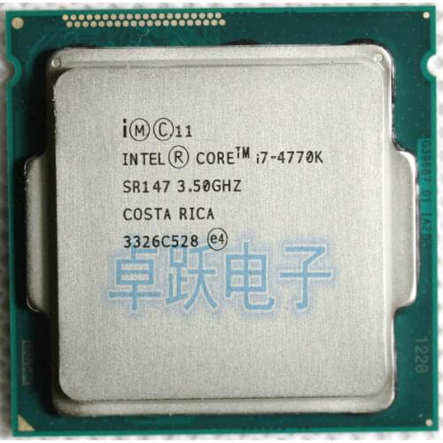 Intel Core i7 4770K SR147 3.5GHz Quad-Core CPU Intel I7-4770K Desktop Processor