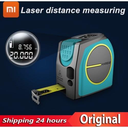 Xiaomi Mileseey DT10 Laser Tape Measure 2-in-1 Digital Laser Measure Laser Rangefinder with LCD Digital Display,Magnetic Hook