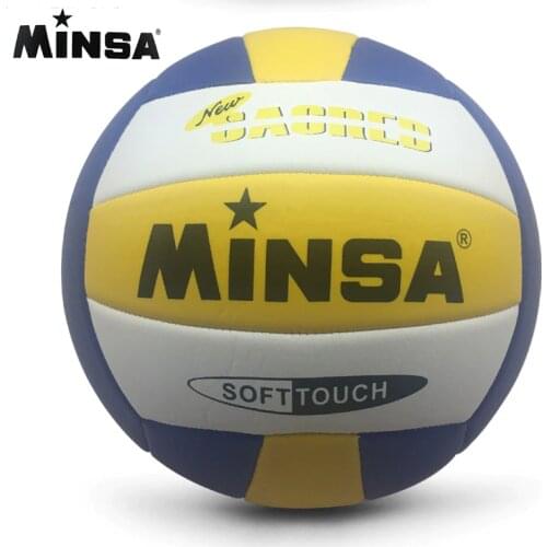 MINSA Retail 2019 New Brand MVB-001 Soft Touch Volleyball ball, , Size5 High quality Volleyball Free With Net Bag+ Needle