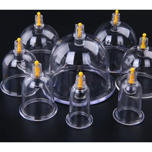 Wholesale 30pcs/lot Hijama Cupping Cupping Cups Set Vacuum Cans Hijama Banks Cupping Therapy Set Massage Suction Cup Kit