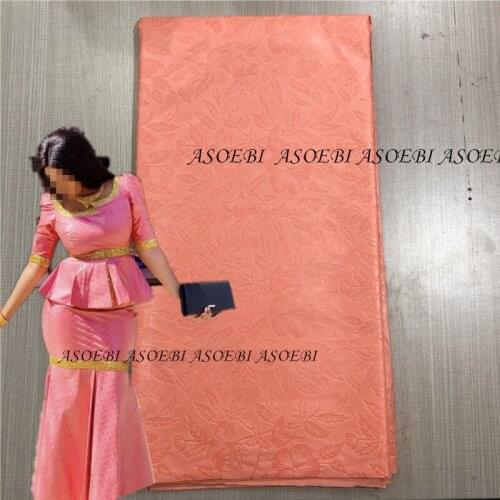 Popular African Nigeiran Bazin getzn Brocade Fabric brocade lace Fabric New 5yards bazin riche lace 30