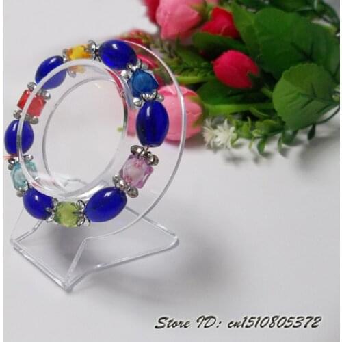 Clear Acrylic Bracelet Display Stand Jewelry Display Case Bangle Organizer Jewellery Stands