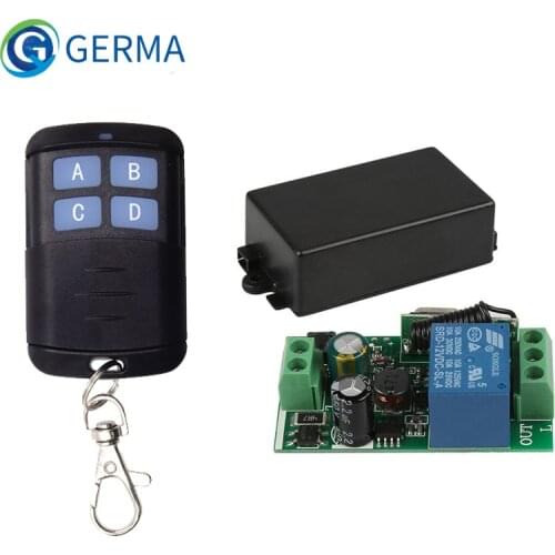 GERMA 433MHz 4 CH Button EV1527 Remote Control Switch RF Transmitter Wireless controllor remoto For Smart Home Garage Opener