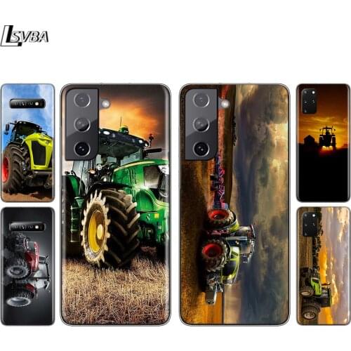 Tractors Car Silicone Cover For Samsung Galaxy S21 S20 FE Ultra S10 S10E Lite S9 S8 S7 Plus Phone Case