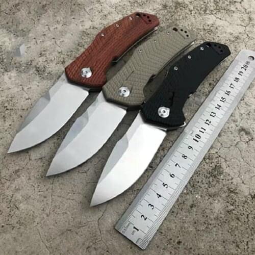8cr13mov Folding Knife G10 Handle High Hardness Stainless Steel Outdoor Knife Camping Self Defense Military EDC Tool Knife