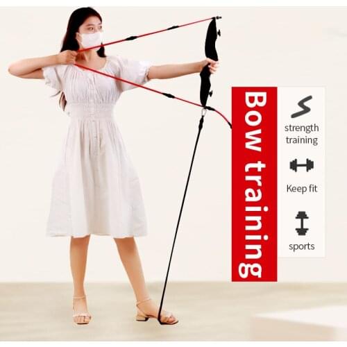 Archery Arrows Bow Hunting Stretch Training Tool Nylon Archery Exercise Aid Trainer for Hunting