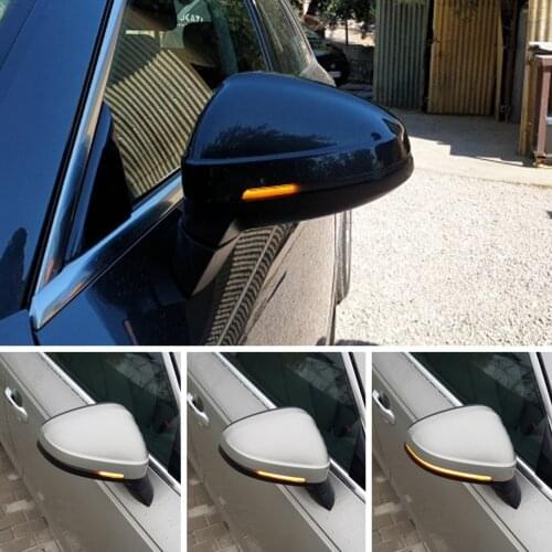 For Audi A4 A5 B9 S4 S5 RS5 Dynamic Blinker LED Turn Signal blink Side Mirror Lights indicator flasher 2017 2018 2019