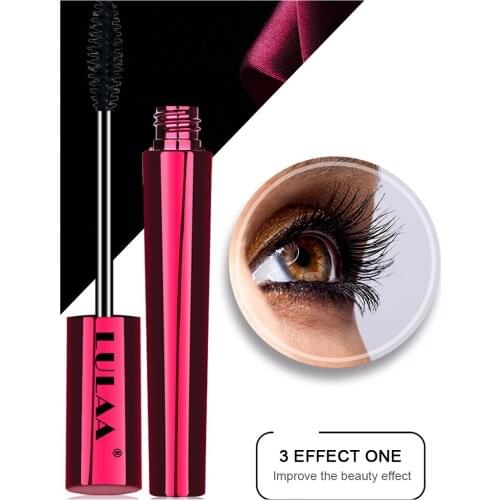 Durable 4D Mascara Makeup Waterproof Lasting Black Thick Curling Mascara Korean Cosmetics Sale Items Mascara Fiber T1282