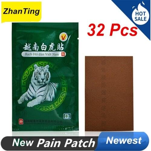 Vietnam White Tiger Patch Balm Pain Relief Plaster Meridians Rheumatoid Arthritis Lumbar Spondylosis Pain Relieving Tiger Patch