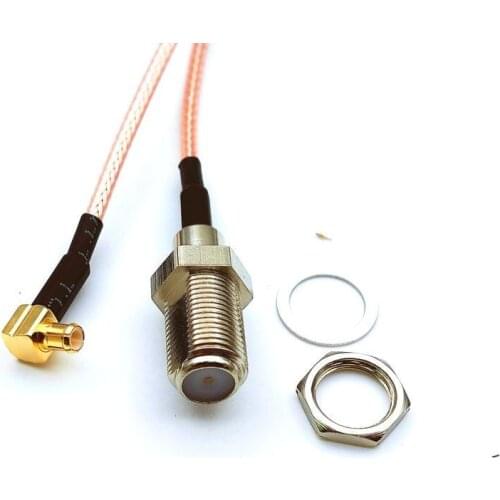 20PCS MCX Male to F Female Antenna Adapter Cable RG316