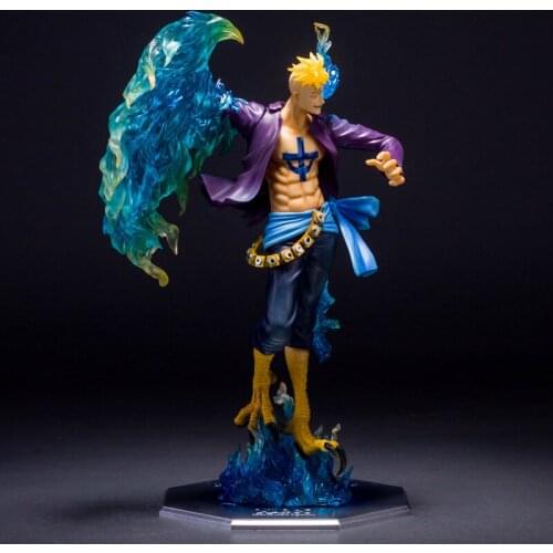 30cm Japanese anime figure one piece Marco action figure collectible model toys for boys