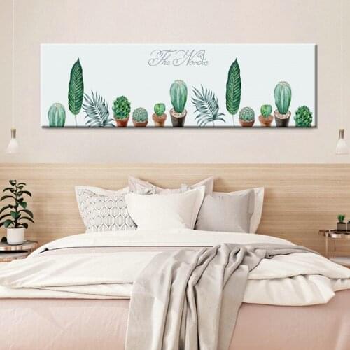 Watercolor Plant Potted Cactus Succulents Unframed Modern Art Poster Print Canvas Painting Print Wall Decor For Room