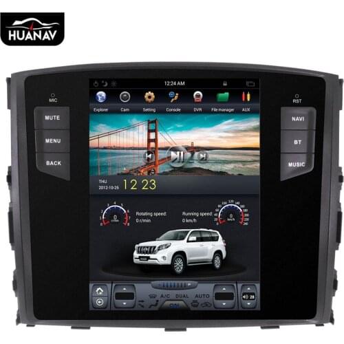 10.4''Tesla style car DVD player GPS navigation for MITSUBISHI PAJERO V97 V93 Shogun Montero 2006+Auto Multimedia radio recorder