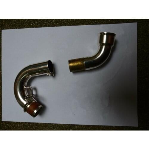 Bass clarinet neck nickel plated with cork : headjoint of cork outside 295mm