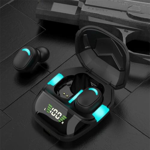 TWS Wireless Earphones AI Control Gaming Bluetooth 5.1 Headphone 9D Stereo Sports Waterproof Earbuds Headsets With Microphone
