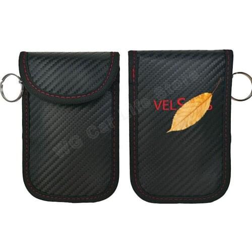 Car Key Pouch Case Bags for Renault Velsatis Car Signal Blocking Bag Interior Accessories
