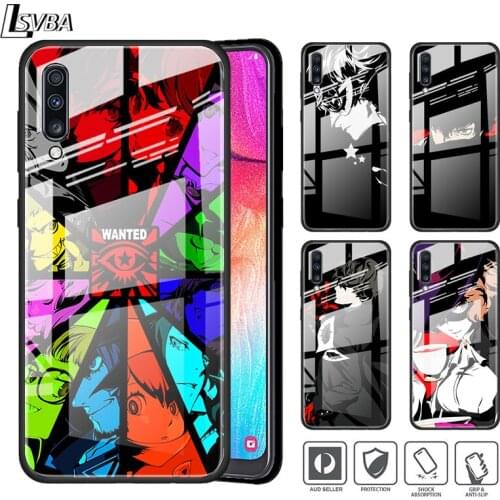 Hot Anime Persona 5 Game For Samsung A01 A11 A21S A31 A41 A51 A52 A71 A72 A81 A91 5G Tempered Glass Phone Case