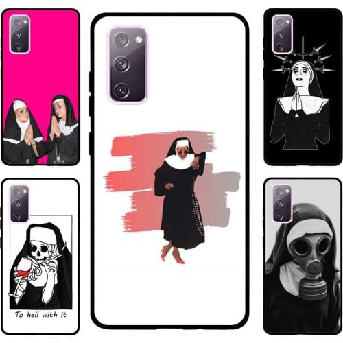 Sister Nun Case For Samsung Galaxy S20 FE S8 S9 S10 Plus S10e Note 10 Plus Note 20 S21 Ultra Cover