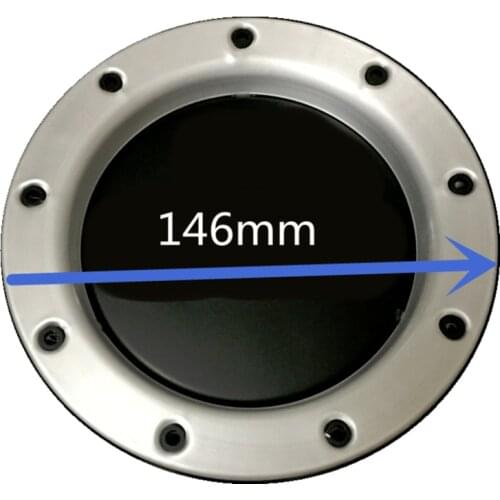 For For Audi new TT black 9-hole wheel hub plastic cover, car hub center cover and Audi 9-hole wheel cover