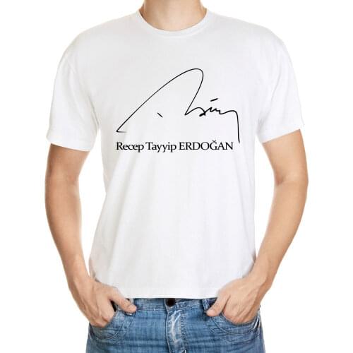 Recep Tayyip Erdogan T-Shirt Ak Parti Bu Gencler Seninle Two Sided T-Shirt 2019 Summer T Shirt Men O-Neck Tee Shirt 3D Print Tee