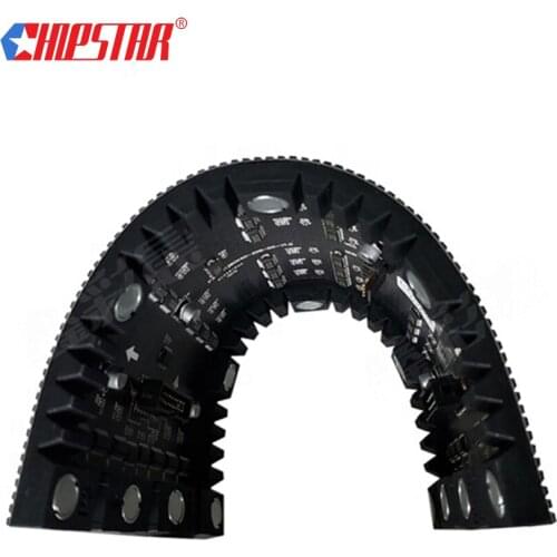 Indoor P4 Soft Module Curved Flexible Led Display Screeb For Cylindrical Column Use