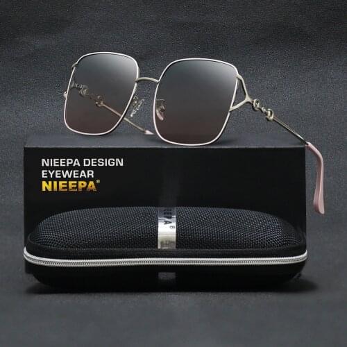 Женские солнцезащитные винтажные очки NIEEPA China At AliExpress