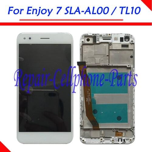 NEW 5.0 inch Full LCD DIsplay + Touch Screen Digitizer Assembly With Frame For Huawei Enjoy 7 SLA-AL00/ SLA-TL10 Tracking Number