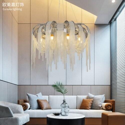 Living room pendant hanging lamp aisle elevator lamp model room conference room tea restaurant lamps