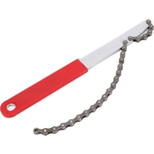 Portable Bicycle Sprocket Remover Chain Whip Fixed Gear and Single Speed Bikes Cassette Flywheel Special Removal Wrench