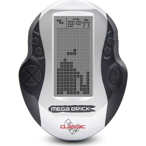 Retro Classical Tetris Handheld Game Players Childhood Electronic Games Toys LED Game Console With Big Screen