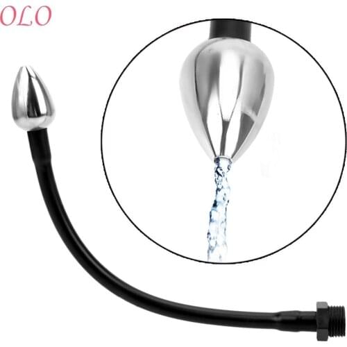 OLO Anal Plug Anal Syringe Sex Toys for Men Women Gay Anal Cleaner for Ass Healthy Enema Shower Nozzle Vaginal Rinse Cleansing
