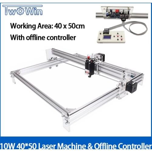 4050 Laser Machine Desktop DIY Violet Laser Engraving Machine Picture CNC Printer Working Area 40cmx50cm + Offline Controller