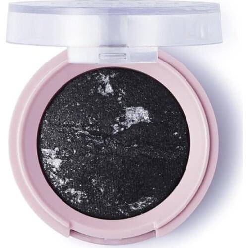 PRETTY FLORMAR BY STARS BAKED EYESHADOW 06 BLACK GLİTTERS